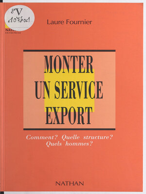cover image of Monter un service export